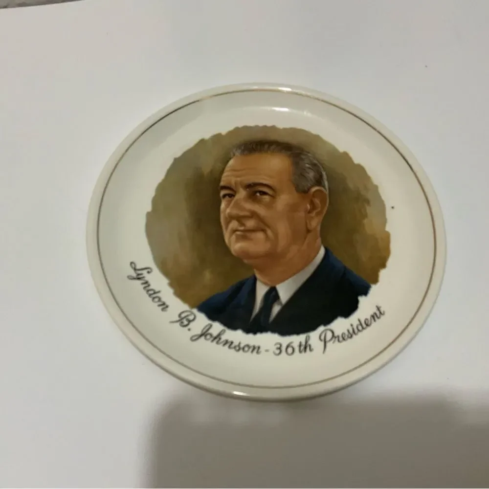Vintage President Lyndon B Johnson Collector's Plate